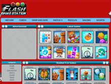 Tablet Screenshot of flashgamestation.com